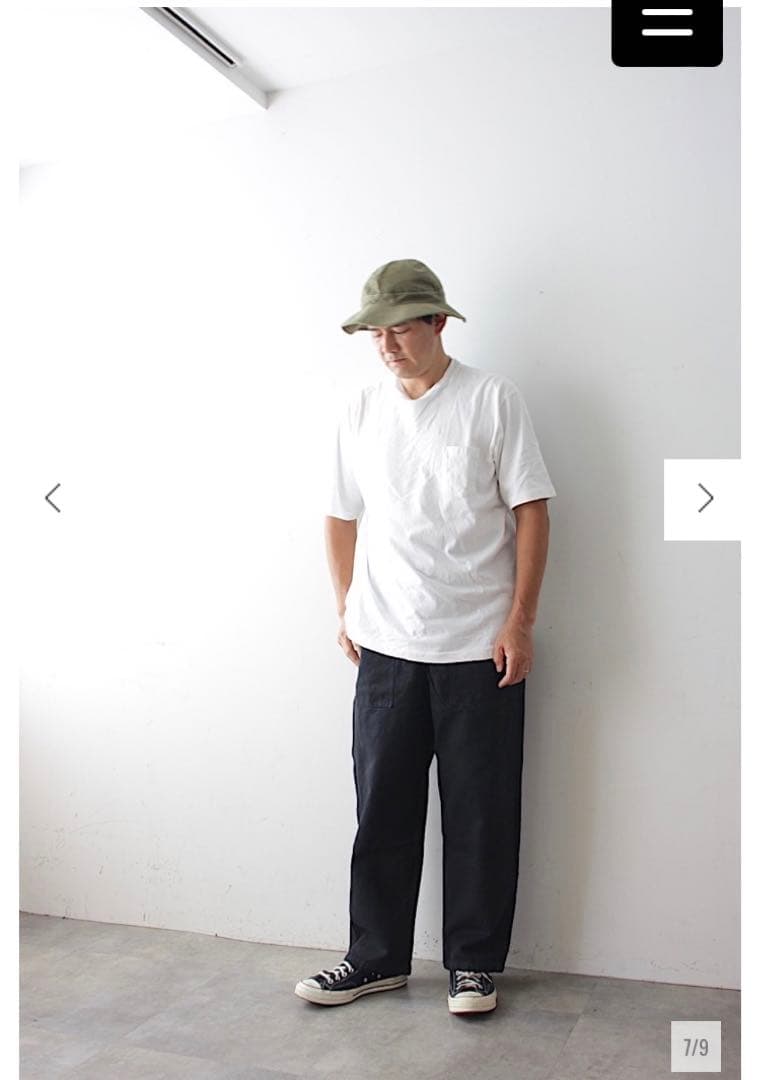 ヴィンテージ　80-90s スイス軍　デニムトラウザー　後染め