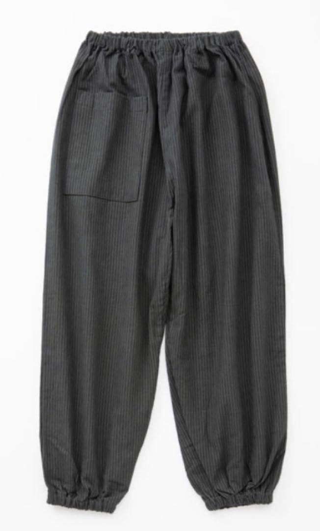 中川政七商店　綿麻縞のもんぺパンツ　L