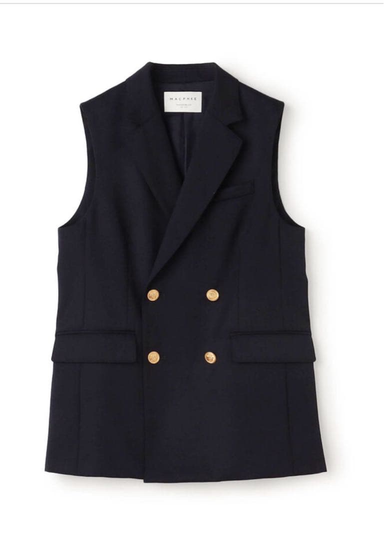 トゥモローランド　MACPHEE W/GABA VEST 36サイズ