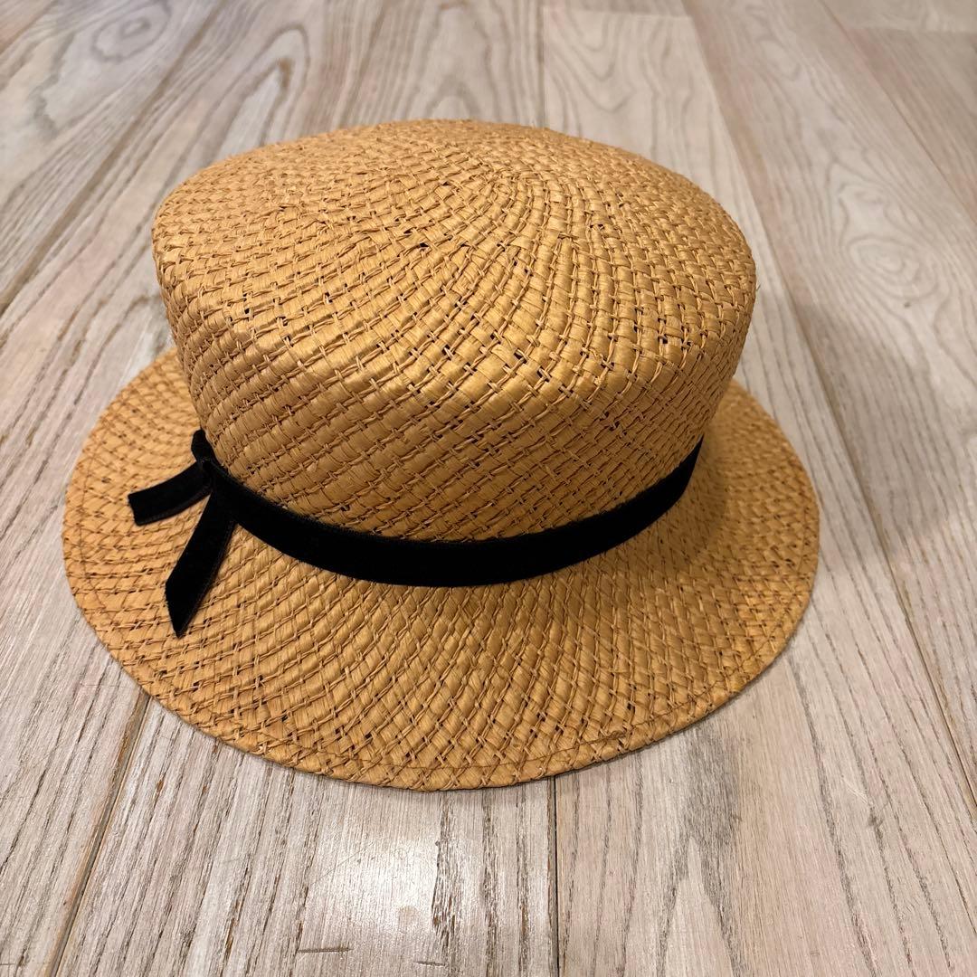 未使用ｃｏｅｕｒ　ｆｅｍｍｅ クールファム麦わら帽子 ヒノキ