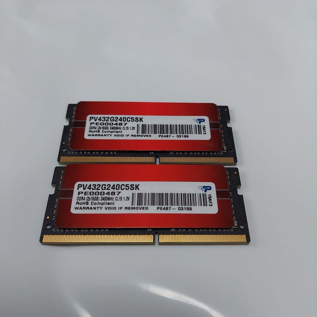 Patriot VIPER DDR4-2400 16GB×2(32GB) メモリ