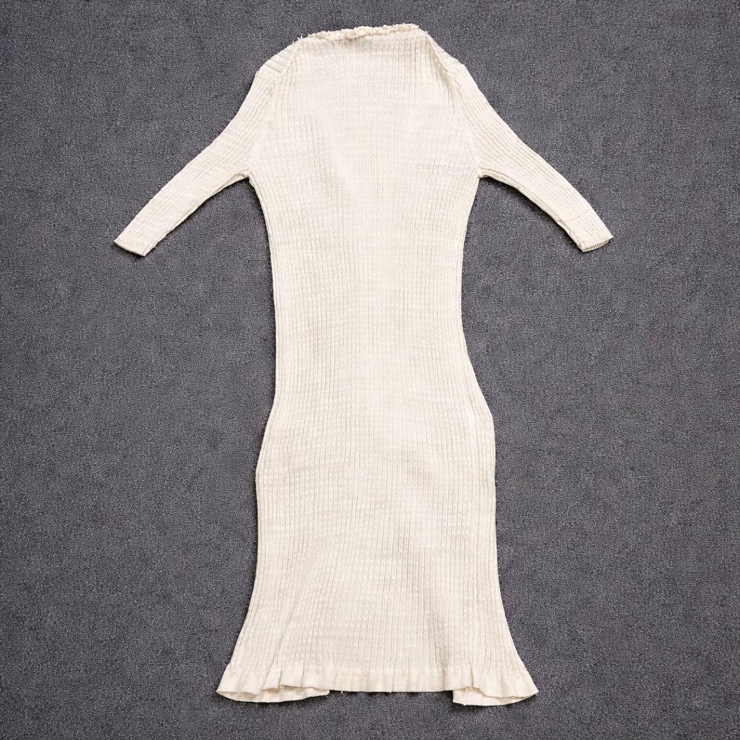 CHANEL シャネル ロングカーディガン アイボリー 40 ココボタン