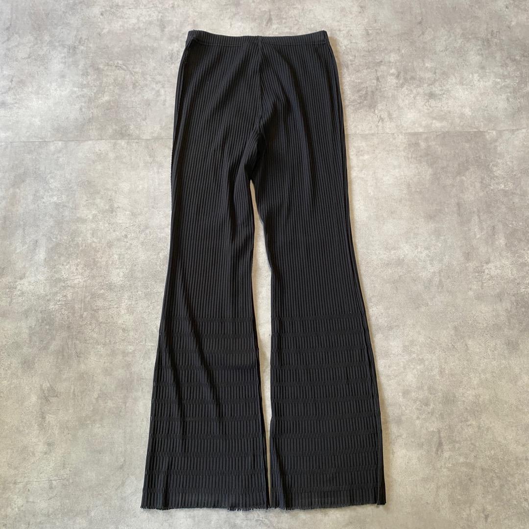 プリーツプリーズ イッセイミヤケ パンツ ボトム サイズ3 L 黒 15567
