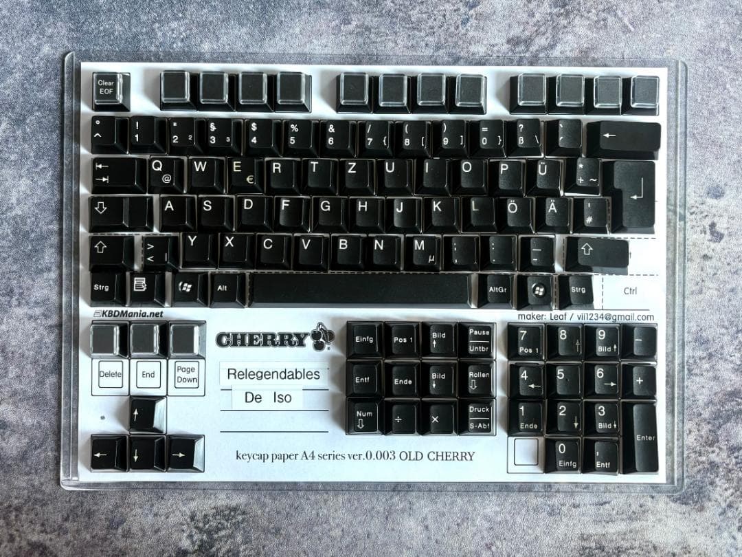 キーボード Cherry OG Relegendable Keycap