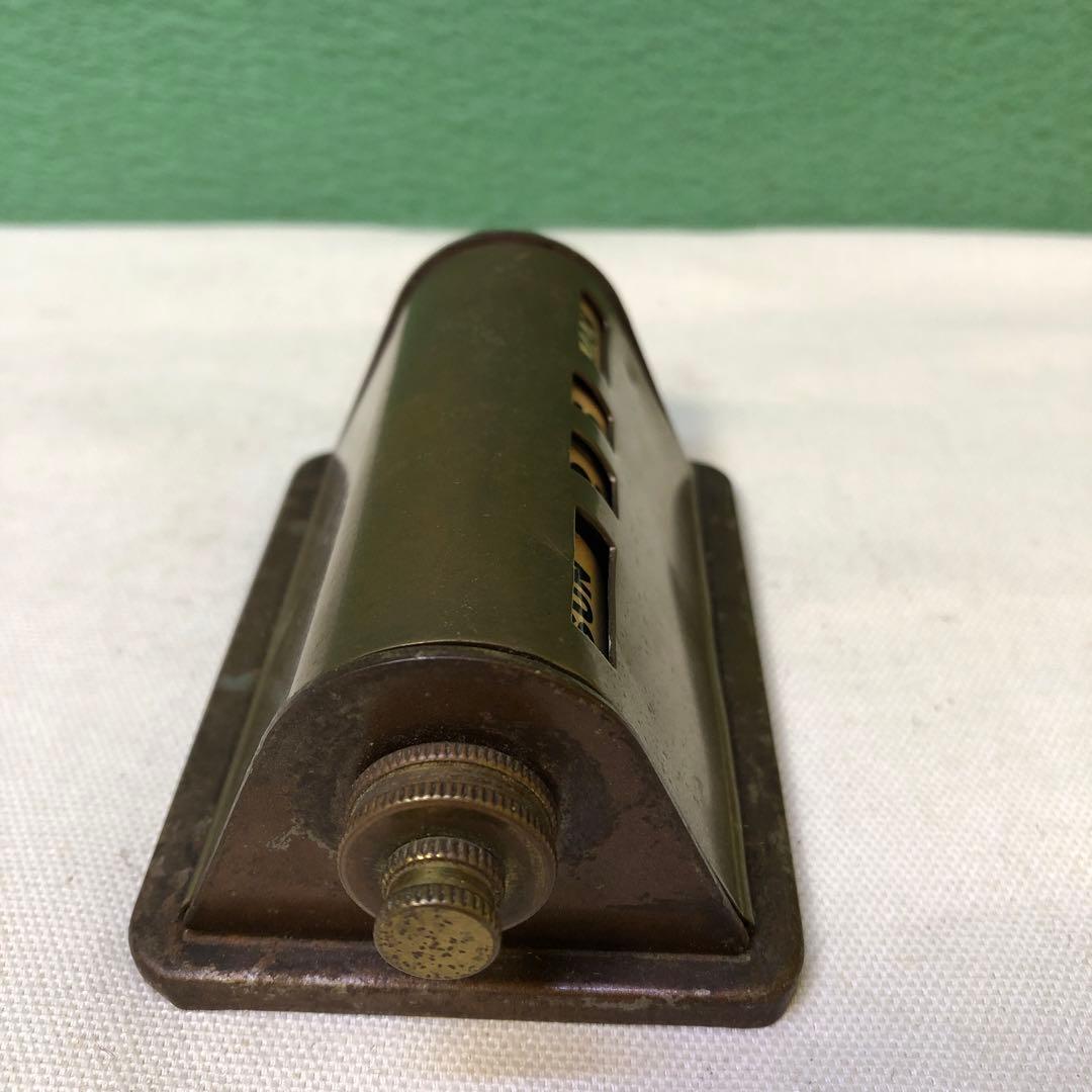 か4● 希少品　USヴィンテージ パークシャーマン　卓上カレンダーゴールド