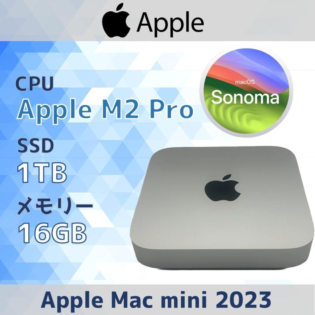 Apple Mac mini M2Pro 16GB SSD 1TB 2023年