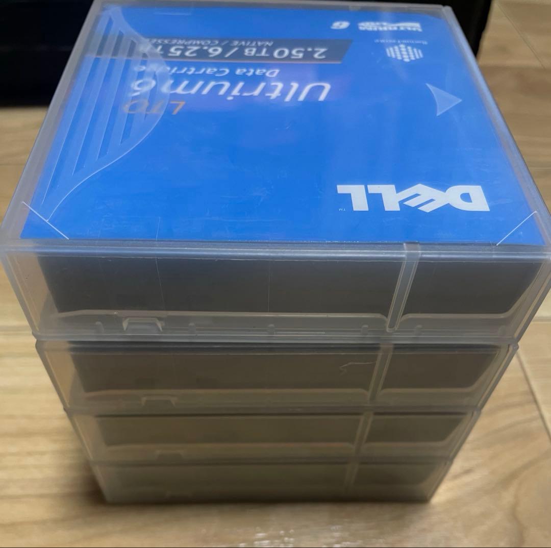 DELL LTO6 Ultrium データカートリッジ 2.5TB 4本