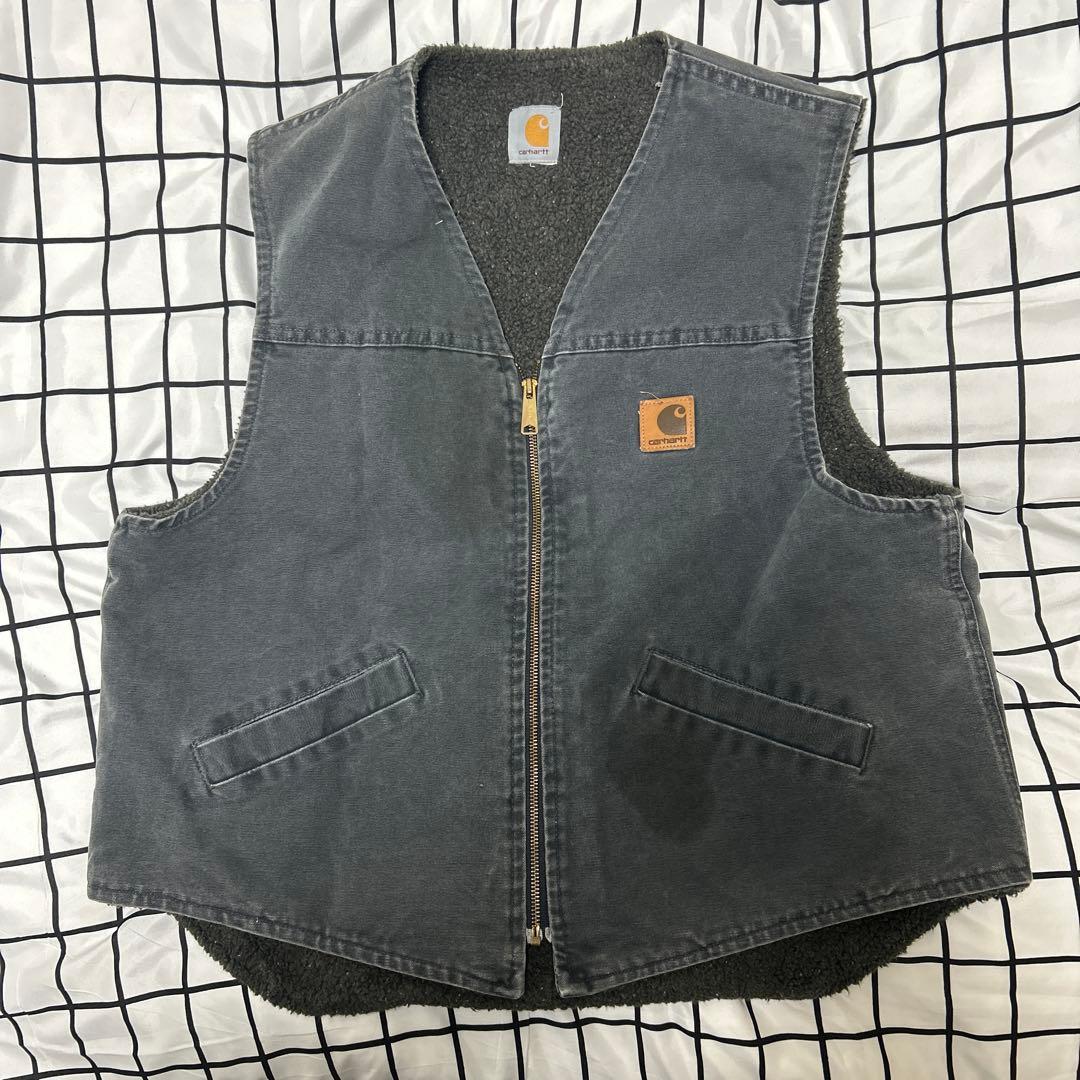 90s carhartt ベスト ブラック