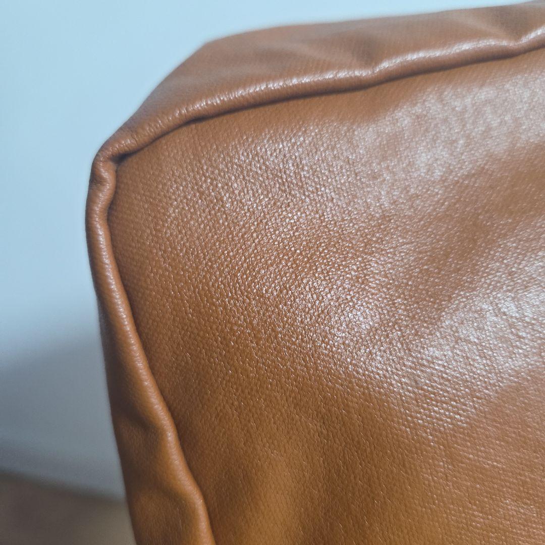 PORTERブラウンレザーショルダーバッグ