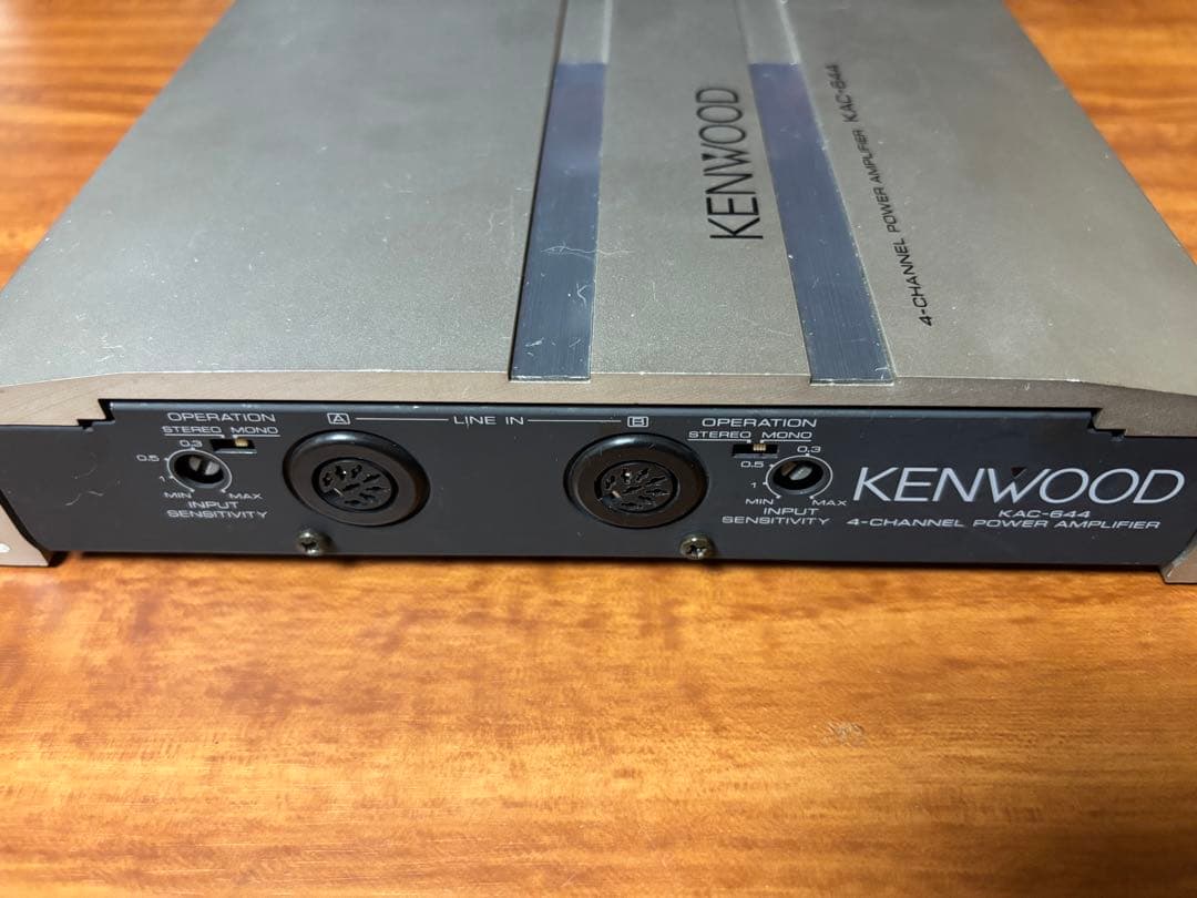 【正統派チューニング】KENWOOD KAC-644 4チャンネルアンプ　美音