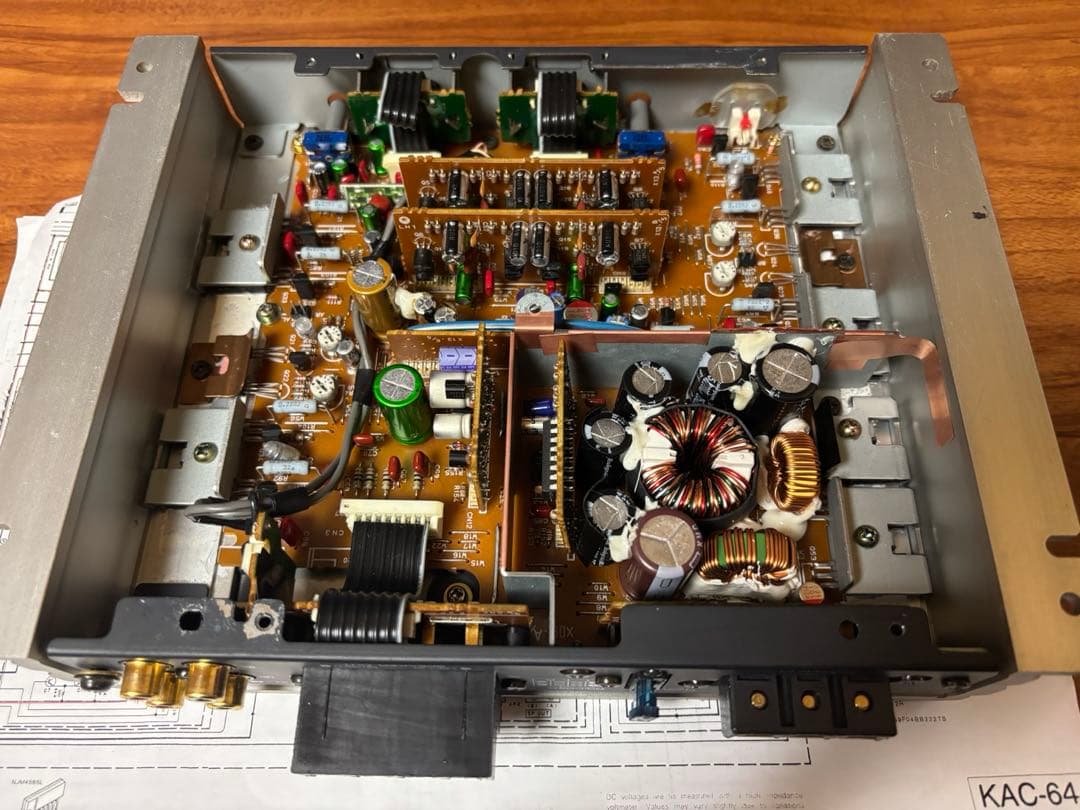 【正統派チューニング】KENWOOD KAC-644 4チャンネルアンプ　美音