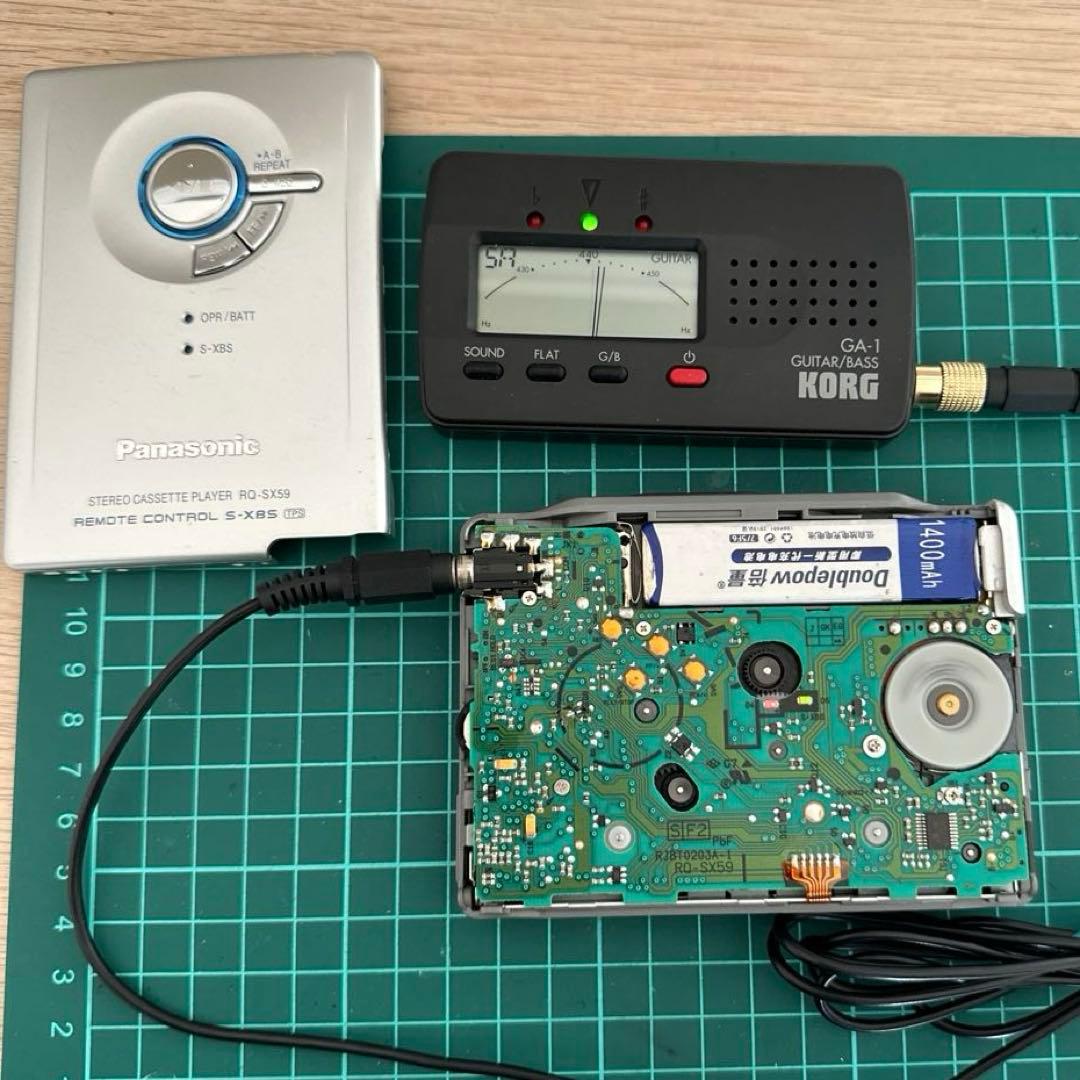 【極美品DE修復品】Panasonic カセット プレーヤー RQ-SX59