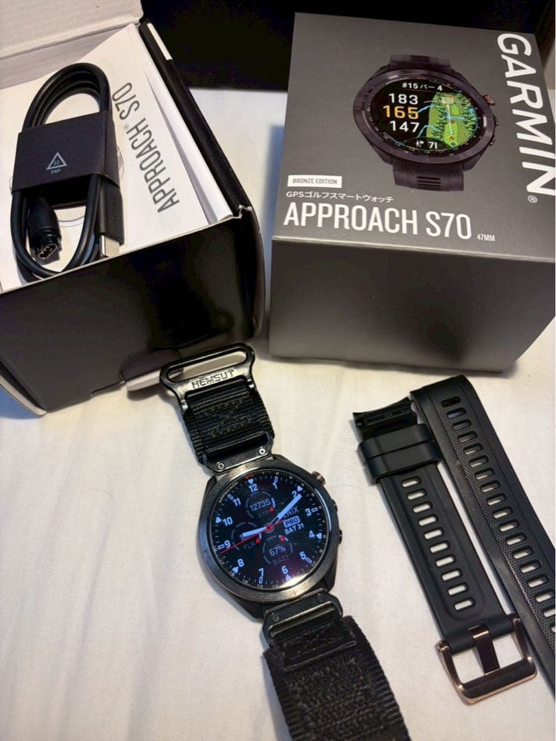 Garmin Approach S70 GPSナビウオッチ