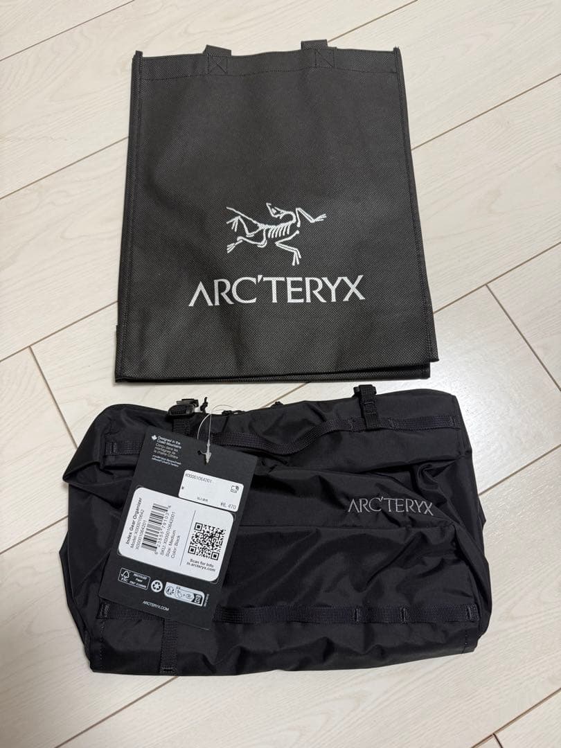 【国内直営店購入】アークテリクスインデックス ギア オーガナイザー黒未使用新品