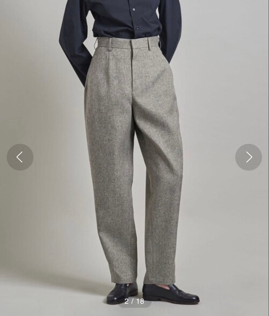 早い者勝ち【LOEFF】メランジ ボンタン パンツ サイズ1 グレー