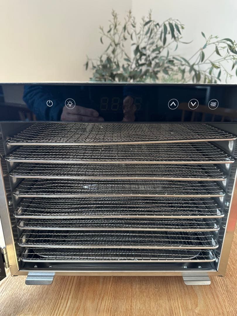 8層ステンレス鋼制フードドライヤー PT-400-8-NV