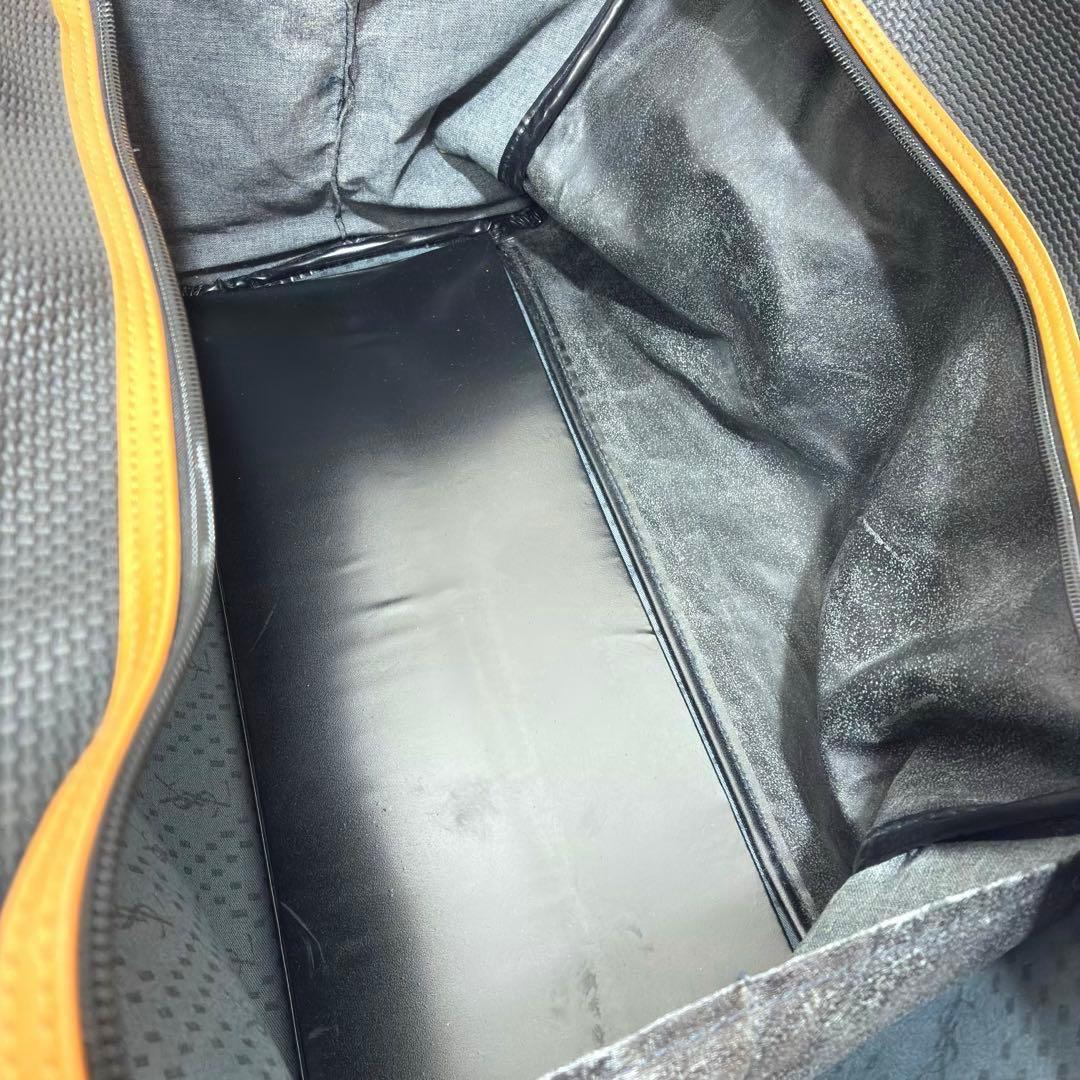 イヴサンローラン ボストンバッグ PVC 大容量 ヴィンテージ ロゴ 旅行バッグ