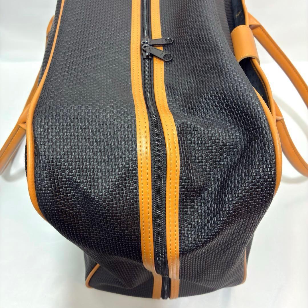 イヴサンローラン ボストンバッグ PVC 大容量 ヴィンテージ ロゴ 旅行バッグ