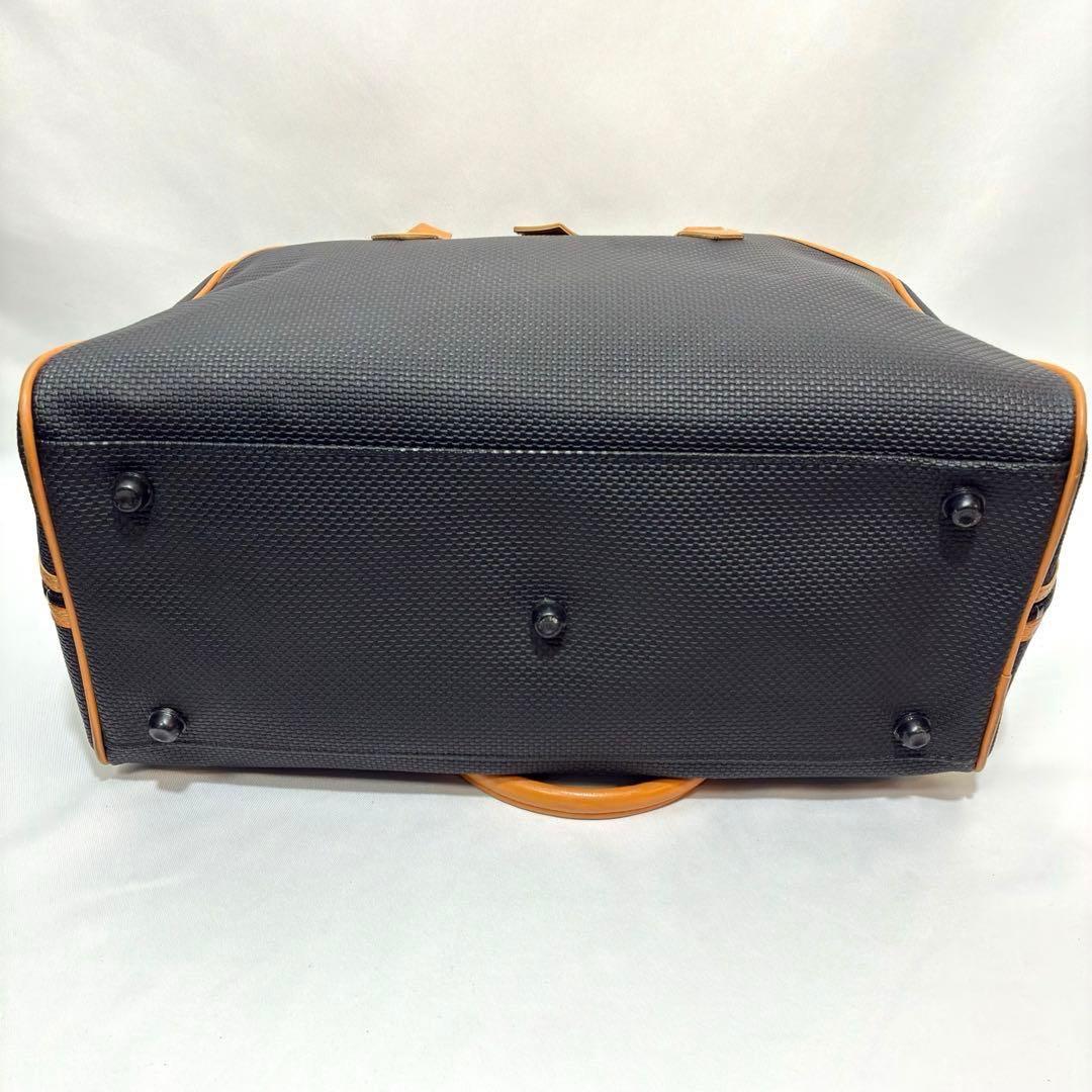 イヴサンローラン ボストンバッグ PVC 大容量 ヴィンテージ ロゴ 旅行バッグ