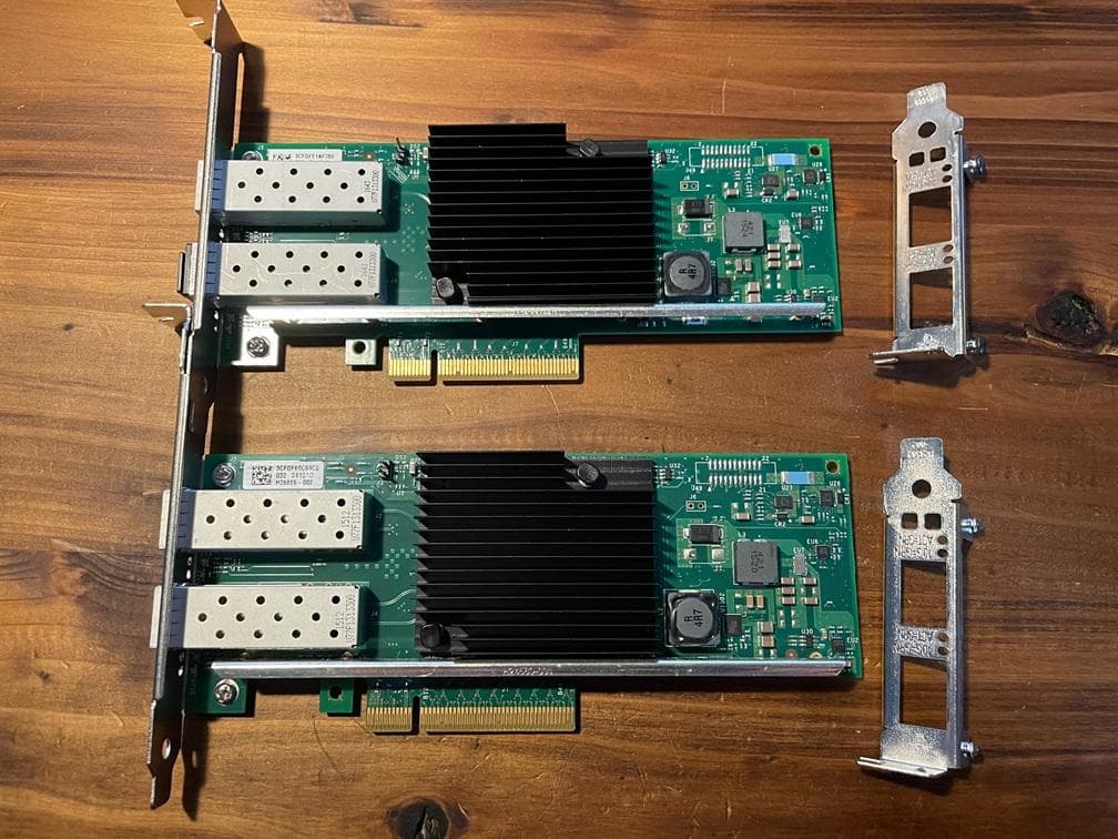 【Chaz】X710-DA2 ×2枚 & USW-Aggregation