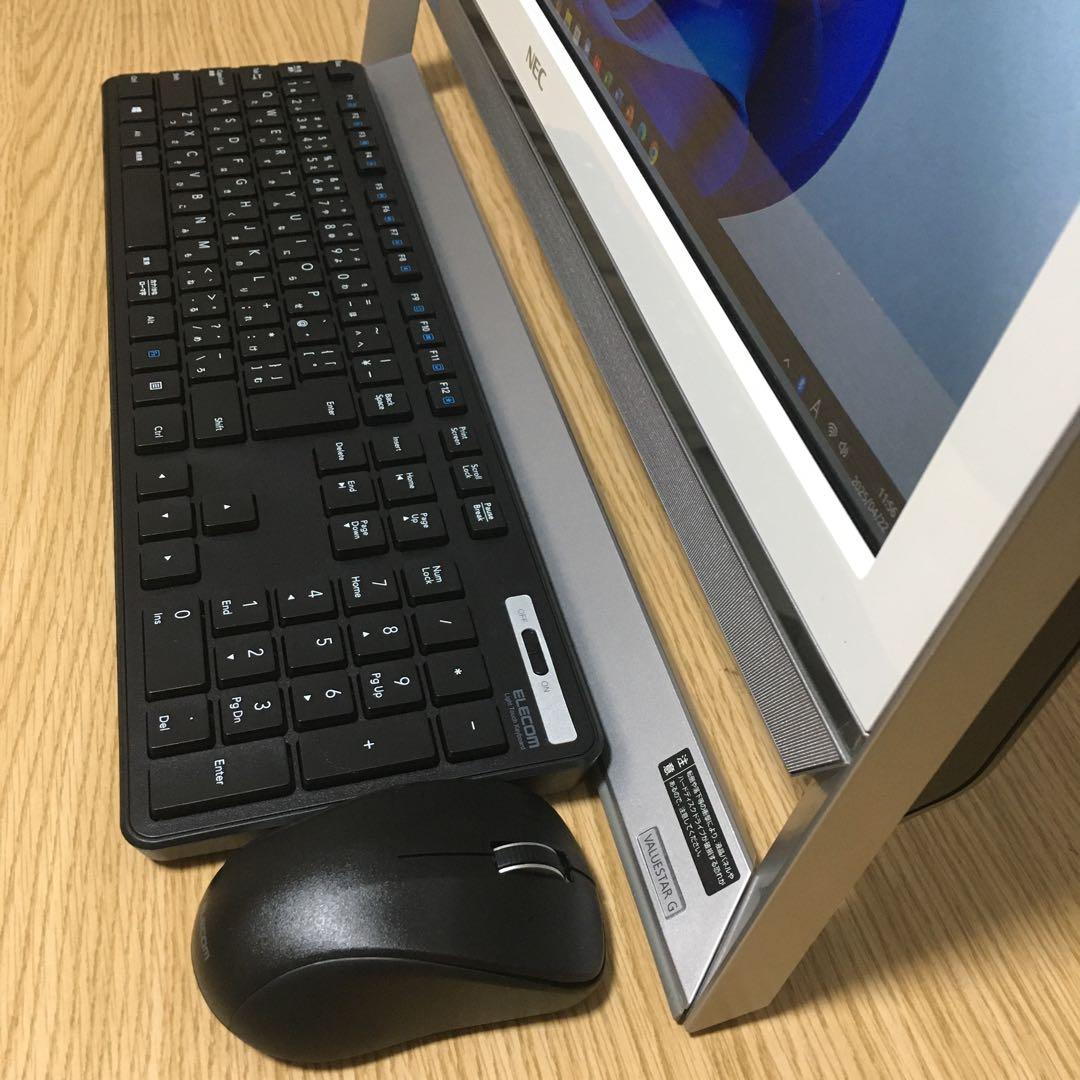 NEC VALUESTAR 一体型 デスクトップ Win11 i7 SSD 取説
