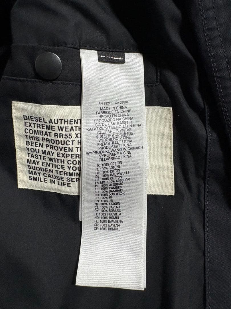 ジャケット・アウター DIESEL gimmick combat jacket TECH M-65