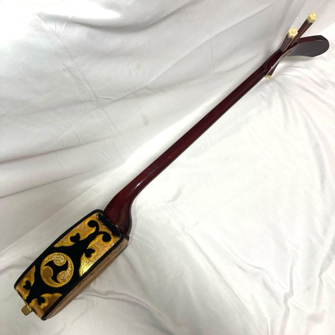 三線 沖縄 蛇革 本革 強化張り ソフトケース 付属品 和楽器 初心者 中級者