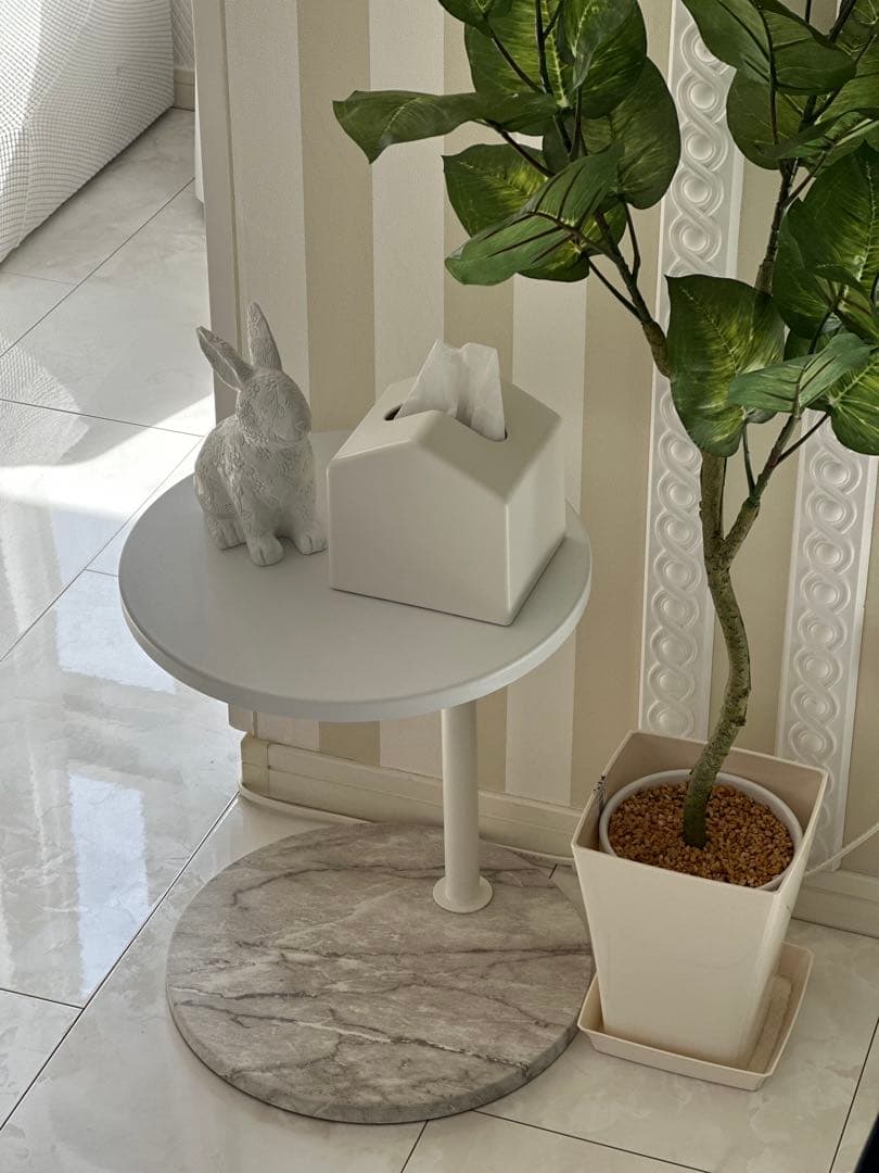 Franc francフランフランサイドテーブル置物セットコラム花台