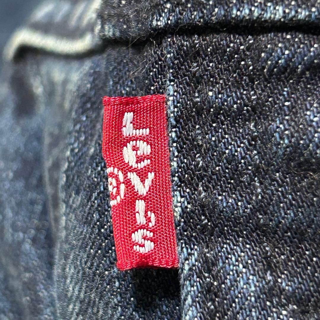 リーバイス　ボア　デニムジャケット　ネイビー　サイズL