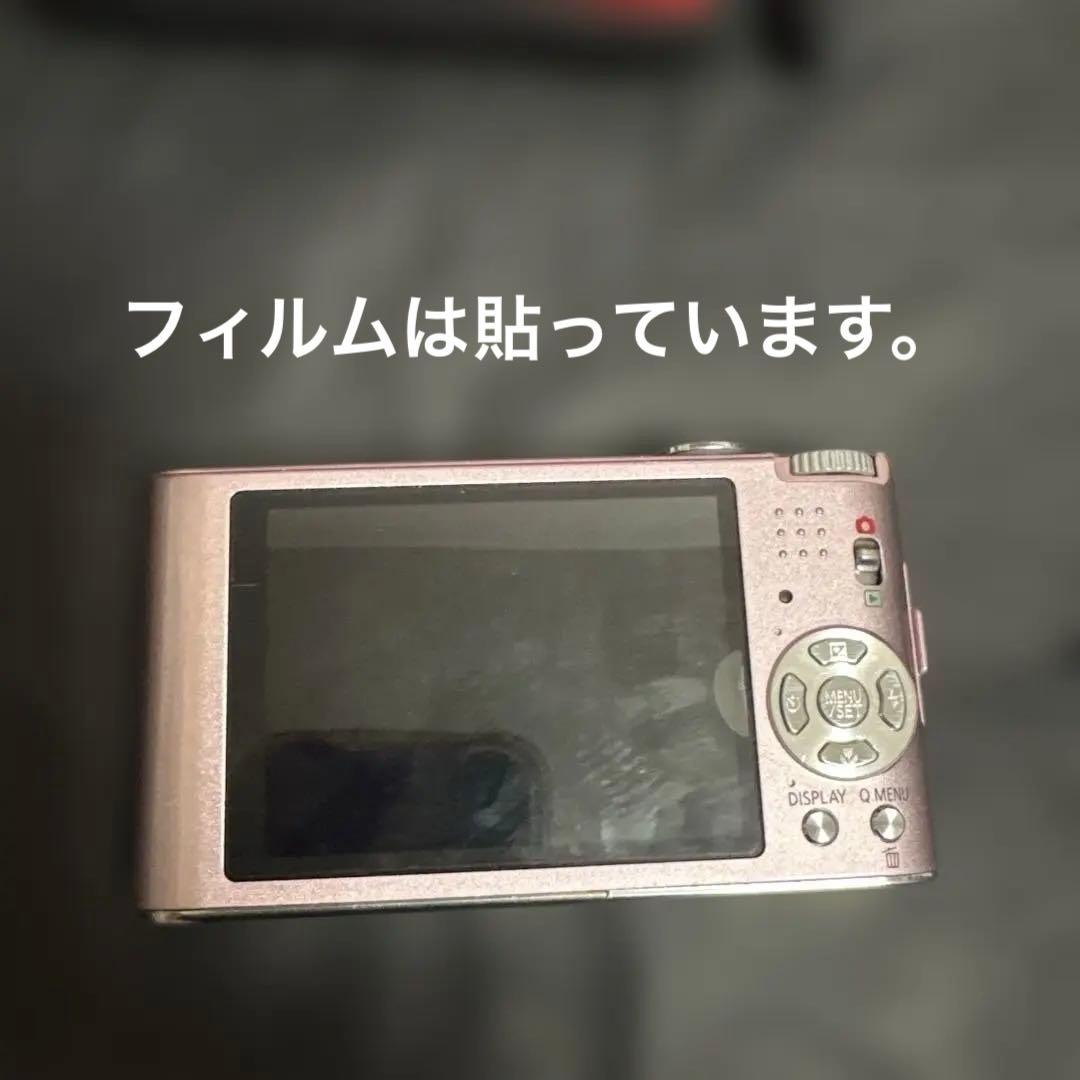 美品！パナソニック LUMIX DMC-FX60 デジカメ　ピンク　充電池2個付