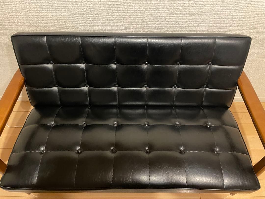 美品 カリモク60 Kチェア 2シーター 2人掛け ベンチ