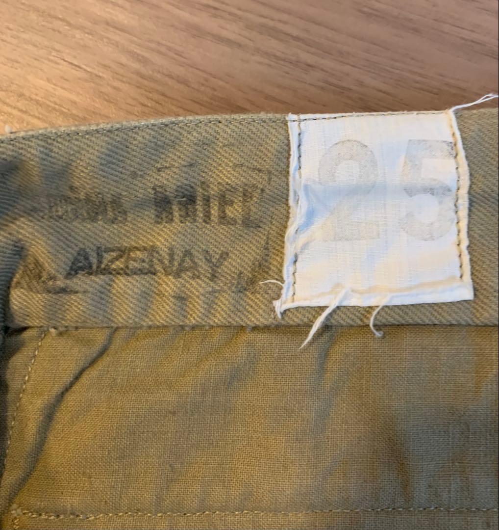 FRENCH ARMY”M52 CHINO TROUSERS”SIZE25