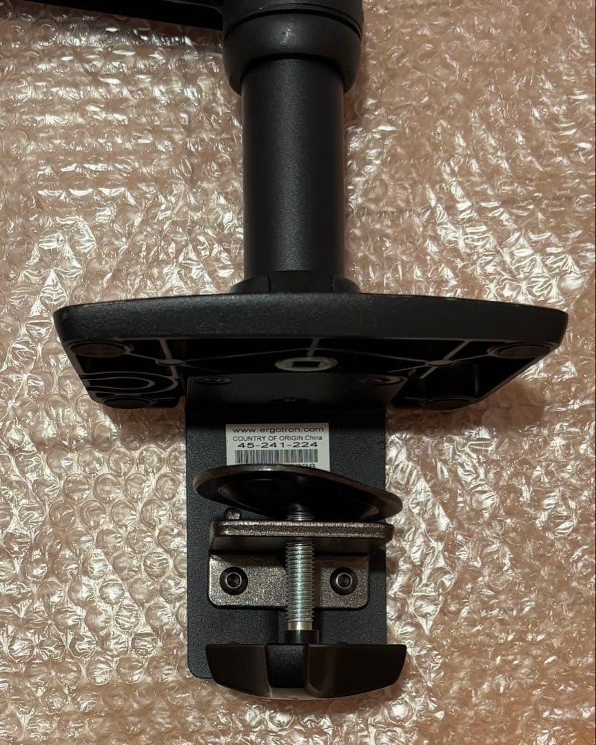 ブラック モニターアーム VESA対応