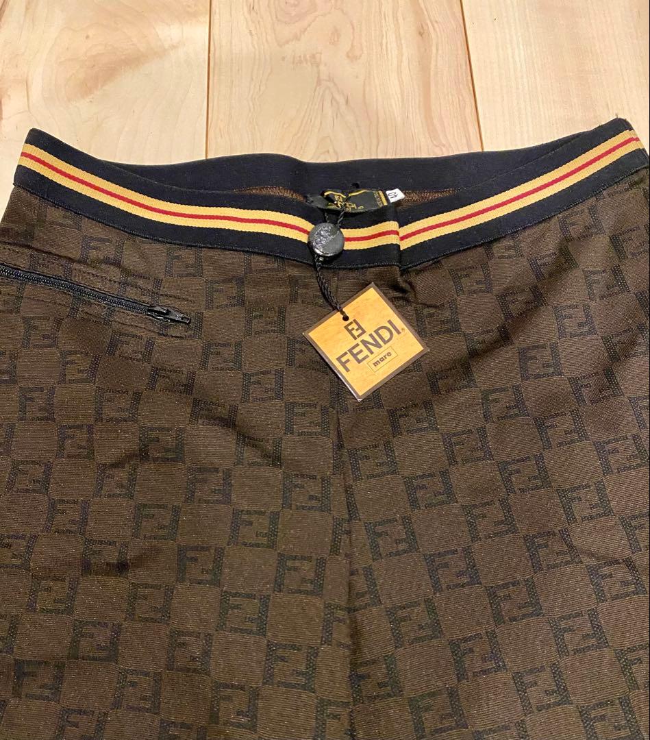 FENDI ズッカ柄 ブラウン パンツ 新品タグ付き 希少