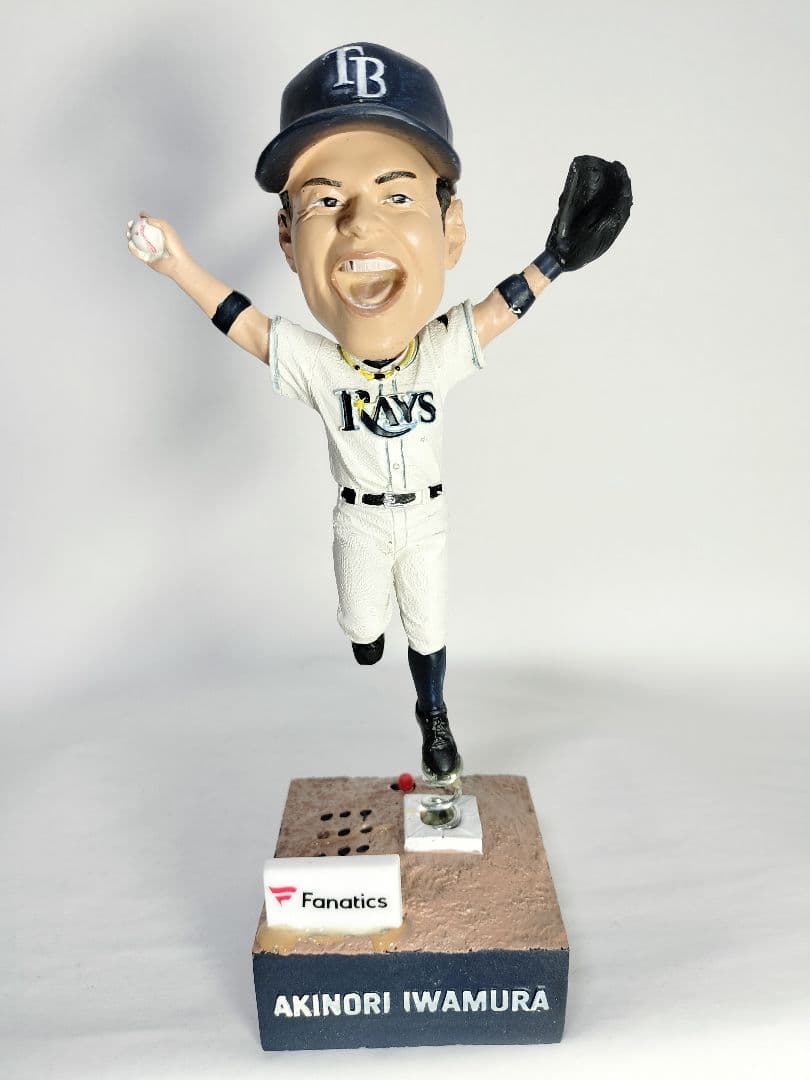 岩村明憲／”アリーグ優勝” ボブルヘッド人形 (2018／タンパベイ・レイズ)