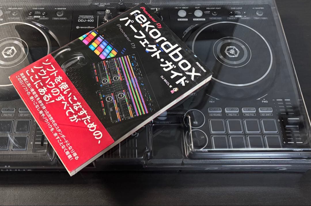Pioneer DJ DDJ-400 カバーとガイド本付き