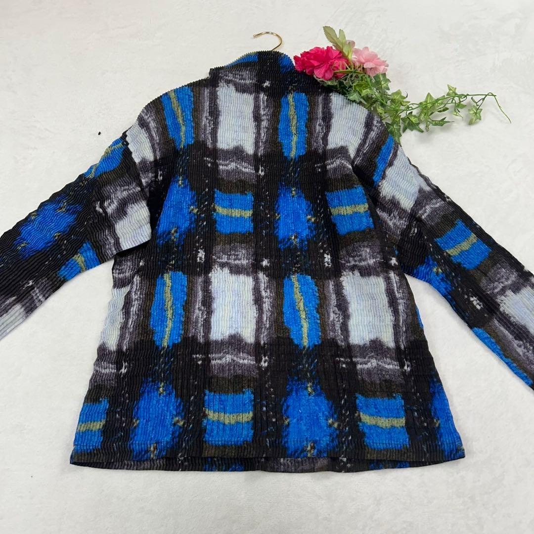 X*A様 I556 美品 M 2 イッセイミヤケ プリーツ カットソー レディー