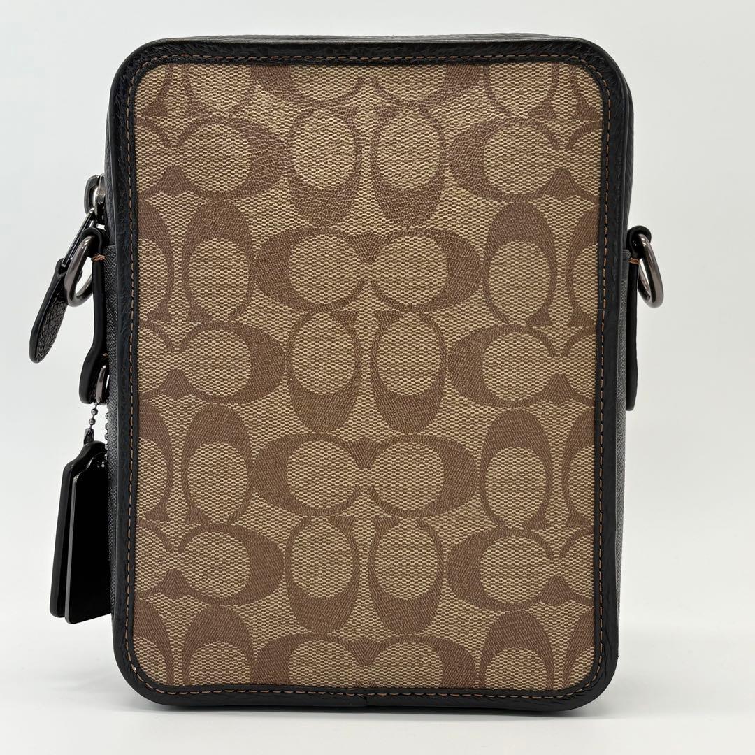 極美品✨コーチ ショルダーバッグ サリバン PVC シボ革 シグネチャー