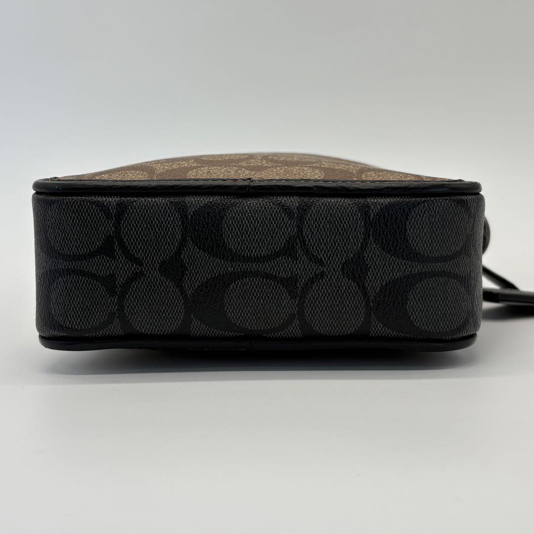 極美品✨コーチ ショルダーバッグ サリバン PVC シボ革 シグネチャー