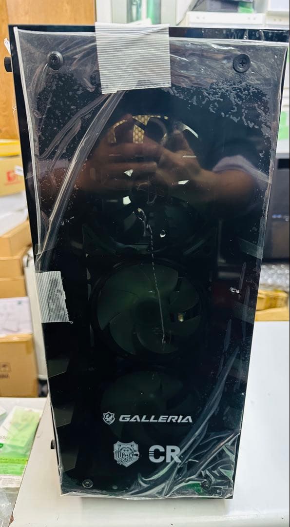 現状品ガレリアCrazy Raccoon コラボゲーミングPC透明ガラスケース