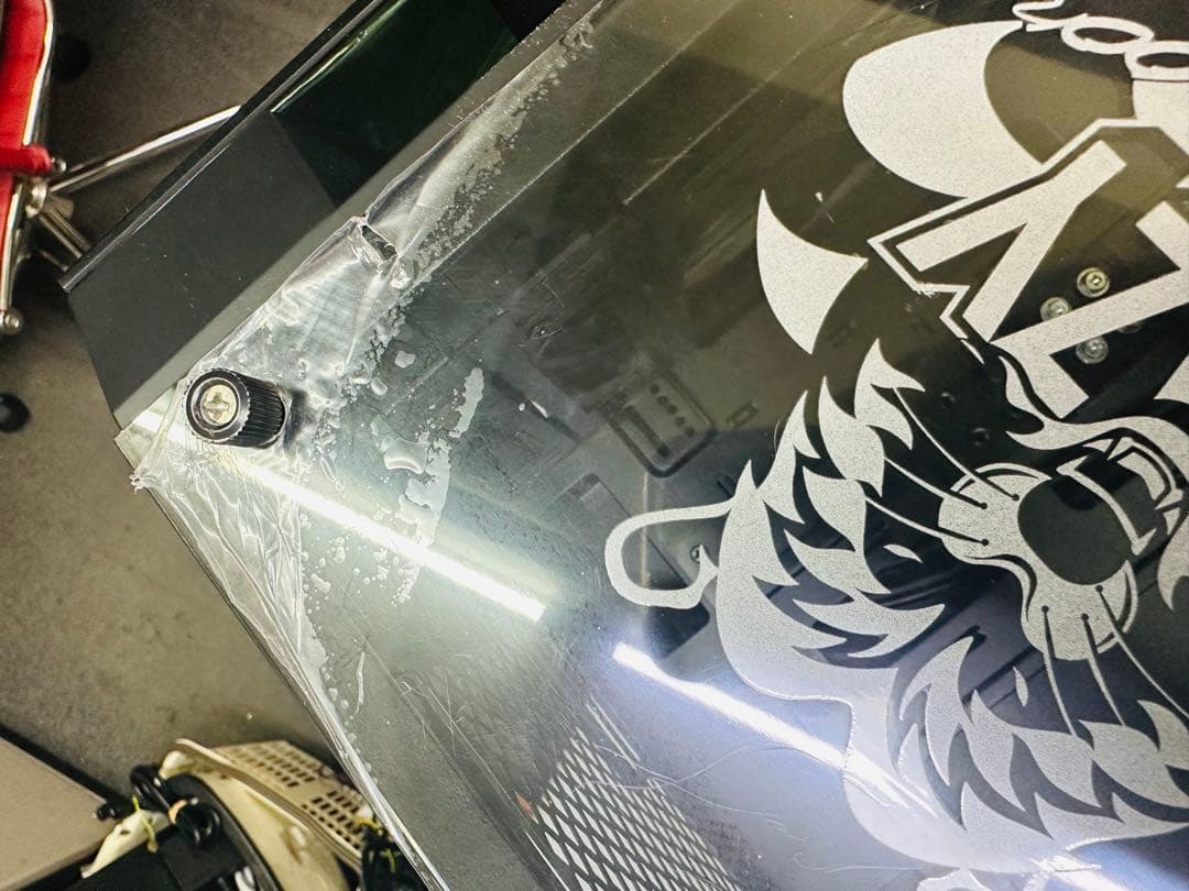 現状品ガレリアCrazy Raccoon コラボゲーミングPC透明ガラスケース