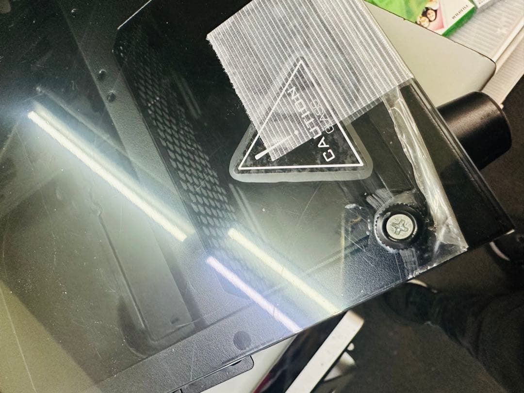 現状品ガレリアCrazy Raccoon コラボゲーミングPC透明ガラスケース