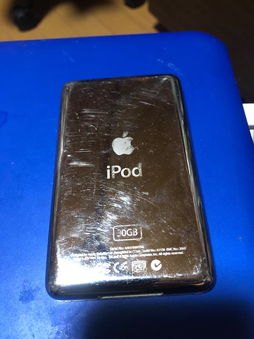 iPod Classic 第6世代80GB　電池新品 HDD再生品