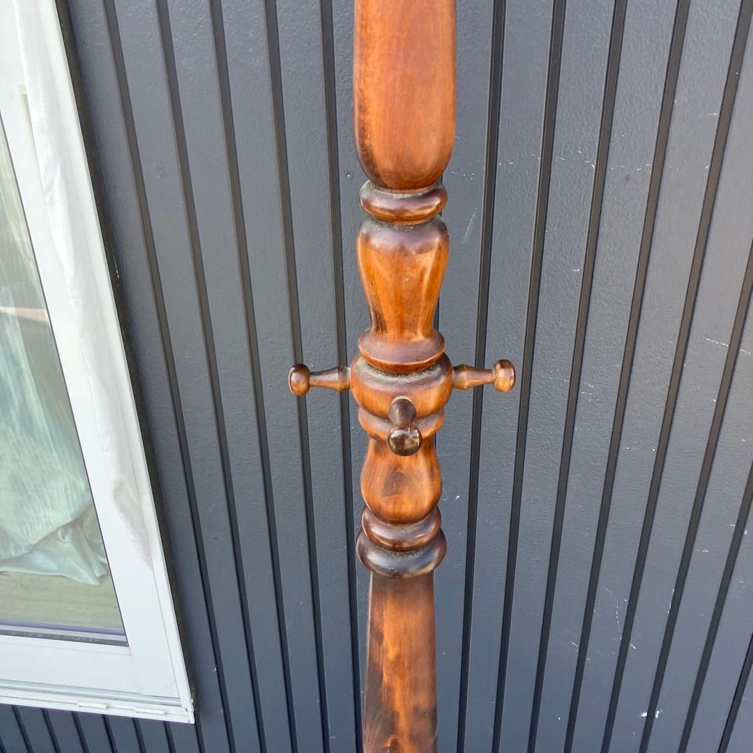 北欧レトロ カリモク 木製 クラシックポールハンガー ハンガーラック ビンテージ