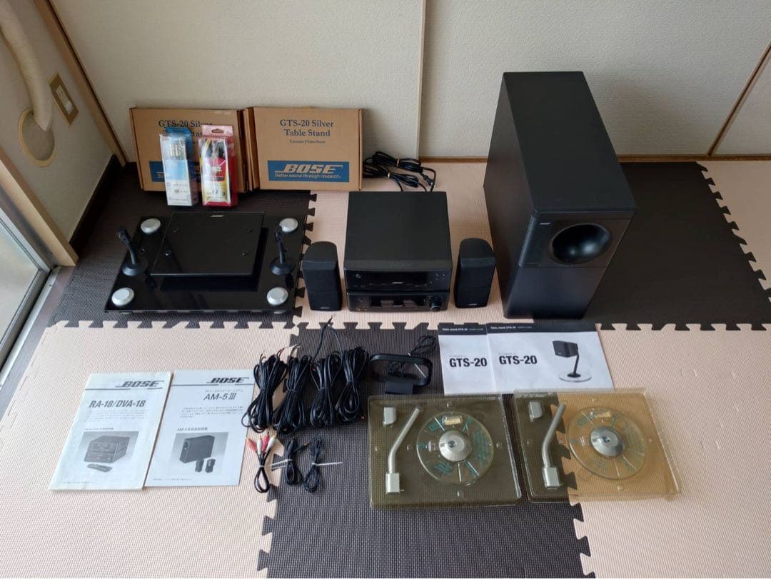BOSE コンポセット RA-18 DVA-18 AM-5Ⅲ GTS-20美品