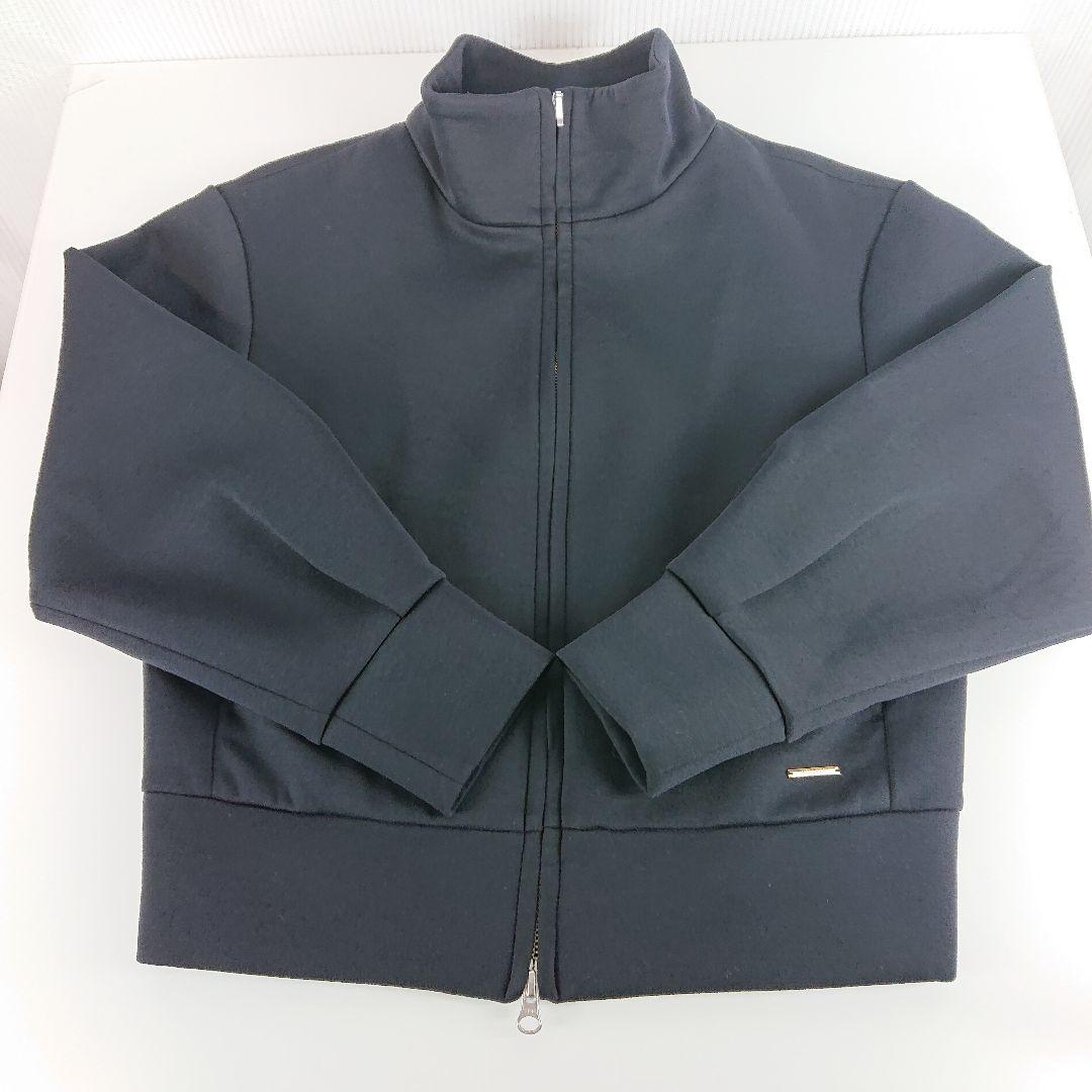 a914 NOLLEY'S ウォッシャブルエアボールスタンドジップブルゾン 美品