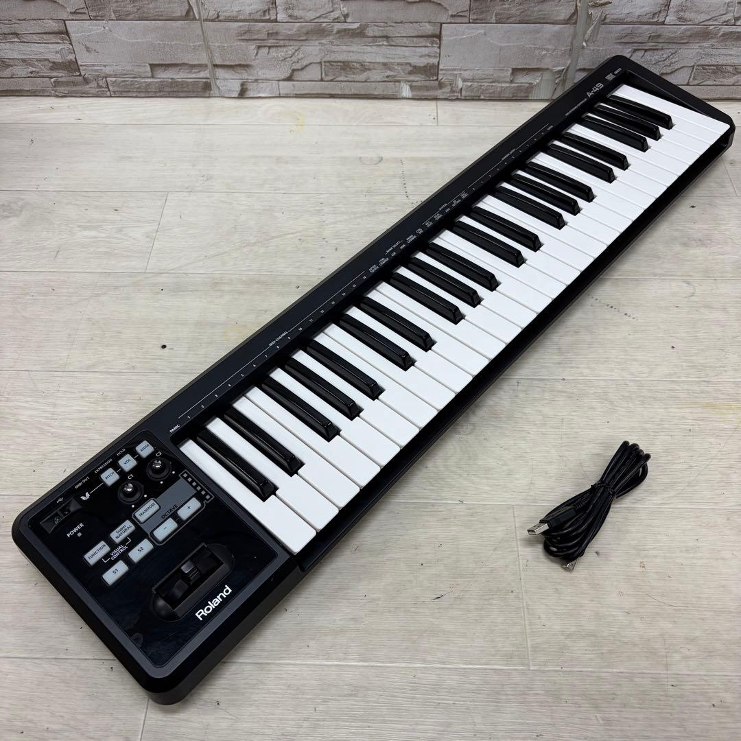 Roland ローランド 49鍵盤 USB MIDIキーボード A-49 ⑨