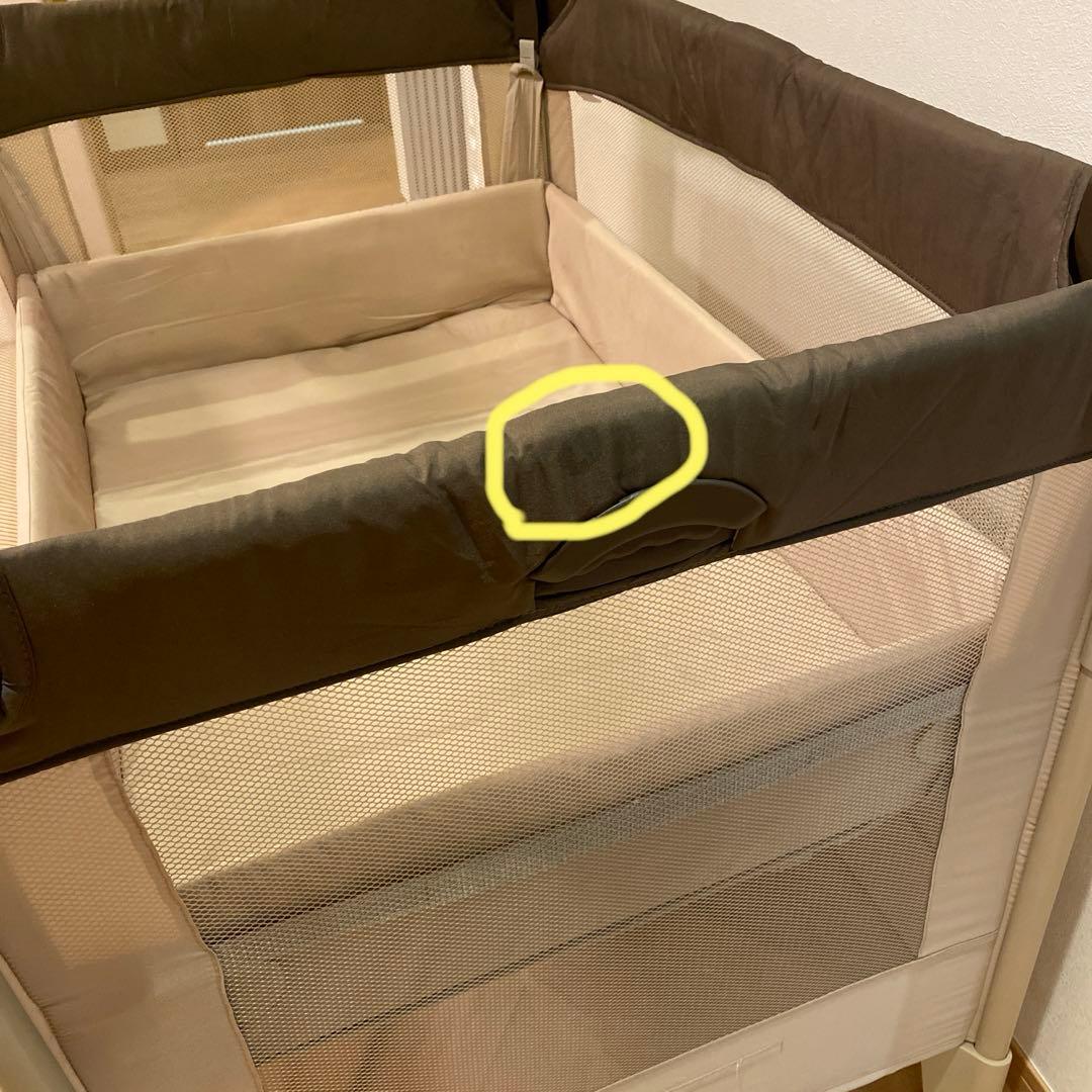 sayu様　Aprica ココネル ベビーベッド 折りたたみ ブラウン