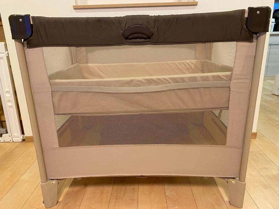 sayu様　Aprica ココネル ベビーベッド 折りたたみ ブラウン