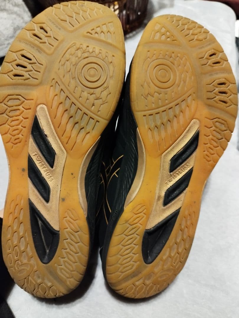 asics JAPAN 27.5 バレーボールシューズ 黒